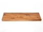 Preview: Windowsill Solid Oak Rustic 52 mm natural oiled, black filling, full stave lamellas