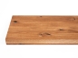 Preview: Windowsill Solid Oak Rustic 52 mm natural oiled, black filling, full stave lamellas