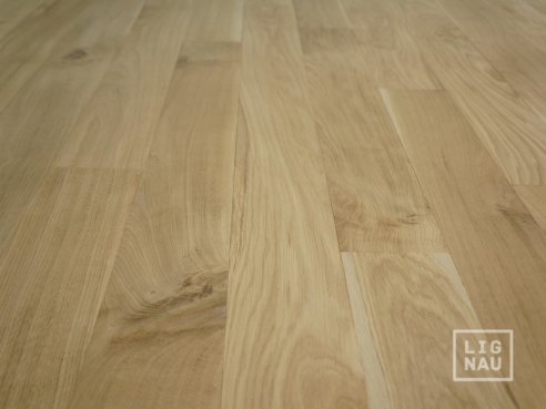 Solid flooring Oak Rustic 15x130 x 600-1400mm filled pre-sanded