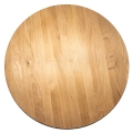 Round table, coffeetable, Kitchen table Oak Rustic 26mm untreated