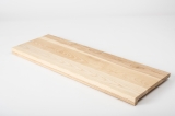 Window sill Solid Ash with overhang 20 mm Prime-Nature grade unfinished