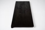 Window sill Hardwood  Smoked oak Rustic grade 26 mm black oiled