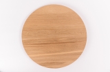 Round table Oak prime grade 40mm untreated