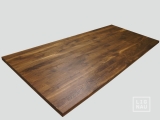 Räuchereiche Rustikal 40 mm naturgeölt Arbeitsplatte Massivholzplatte Tischplatte