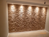 Wandverkleidung Wandpaneele Typ Tirsen Spaltholz 3D Eiche gespaltet